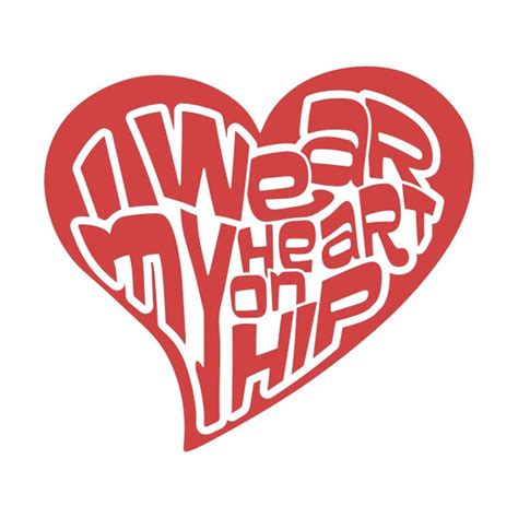 I Wear My Heart On My Hip Cuttable Design Png Dxf Svg And Eps Etsy
