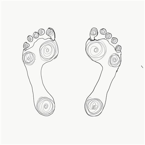 Foot Outline Drawing At Getdrawings Free Download