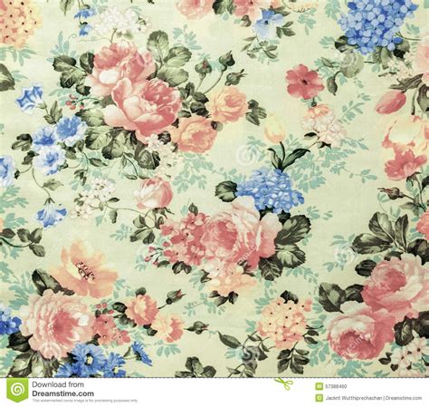 Retro Lace Floral Seamless Pattern White Fabric Background
