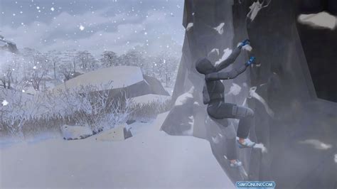 Learn Rock Climbing In The Sims 4 Snowy Escape Sims Online