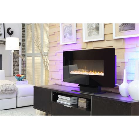 Regency skope electric fireplaces heaters are available in one of four frameless perspectives; Hampton Bay Brookline 36 in. Wall-Mount Electric Fireplace ...