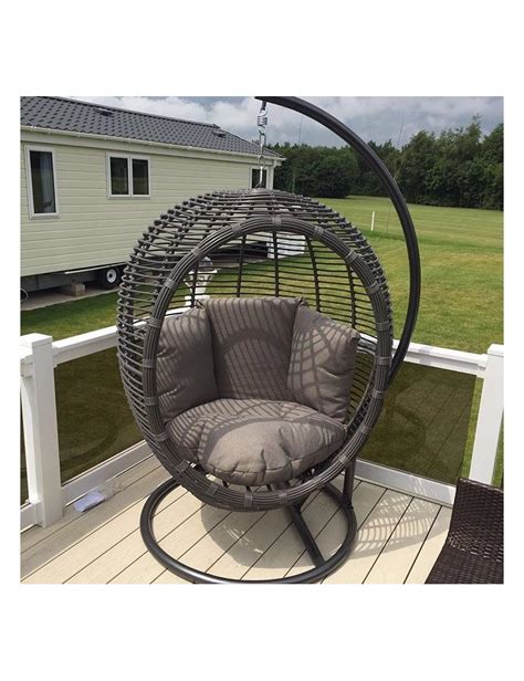 25 Best Collection Of Rattan Garden Swing Chairs Patio Seating Ideas