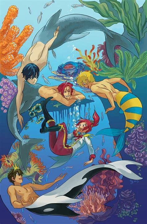 Pin By Glam On Anime Art Anime Mermaid Art Mermaid