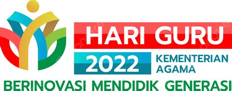 Logo Resmi Hari Gurú 2022 Kementerian Agama Berinovasi Mendidik