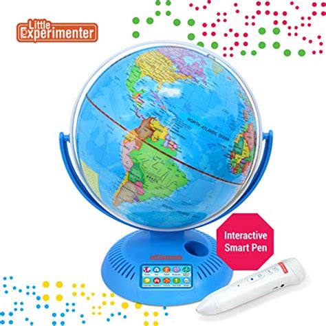 Little Experimenter Talking Globe Interactive Globe For Kids Learning