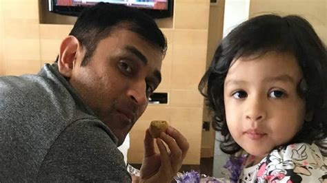 you might not want to miss this cute video of ms dhoni and ziva india forums