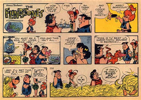Flintstones Sunday Comic Strips Cool Cartoons Cartoon