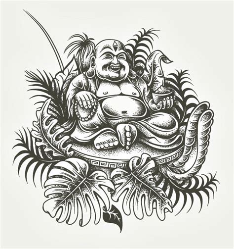Tattoo Illustrations Pt1 On Behance Buddha Tattoo Design Tattoo