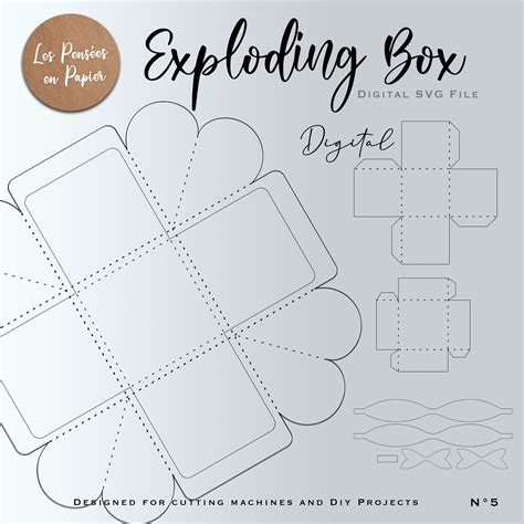 Princess Exploding Box Svg