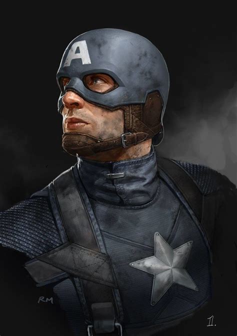 Artstation Captain America Portraits Ryan Meinerding Marvel