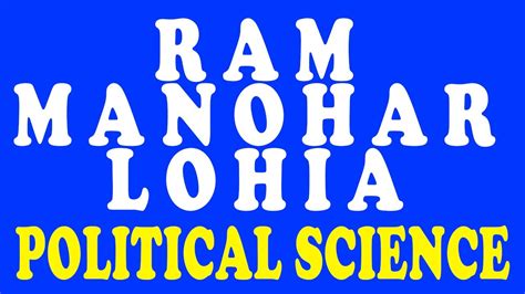 Ram Manohar Lohia Political Science Ugc Net Political Science Phd Entrance Exam Pgt
