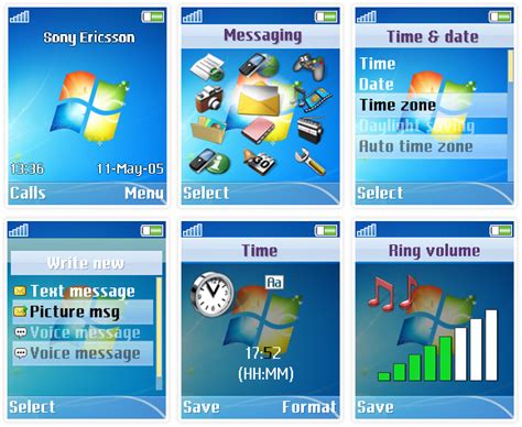 Windows 7 Theme For Sony Ericsson Mobile Phones By Vishal Gupta On