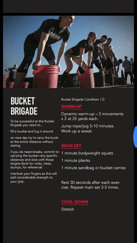 Spartan Obstacle Training Bucket Brigade 10 Wod Spartan Race