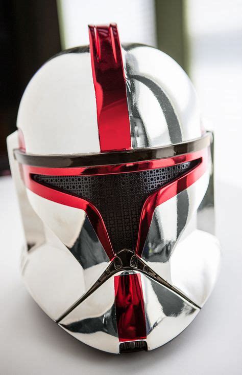 Reimagined Clone Trooper Helmet Titled Chrome Commander By Scott