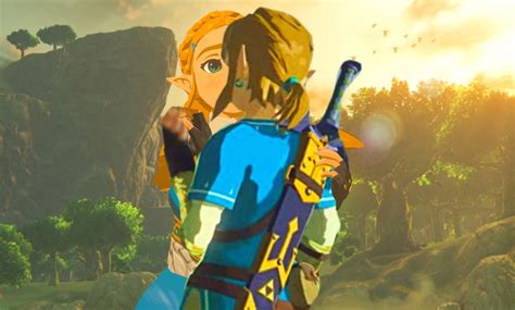 Zelda Breath Of The Wild Link And Zelda First Kiss ️perfect ️ Nintendo