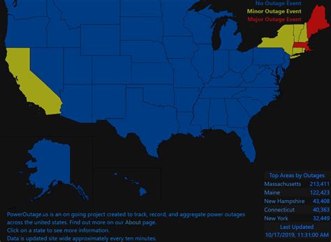 27 Us Power Outage Map Online Map Around The World