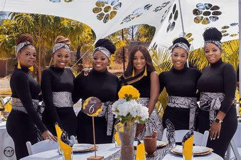 Clipkulture Beautiful African Bridesmaids Dress In Zimbabwe
