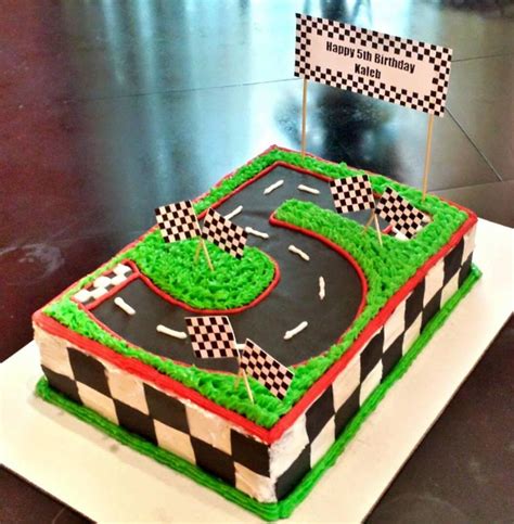 Race Track Cake Ideas