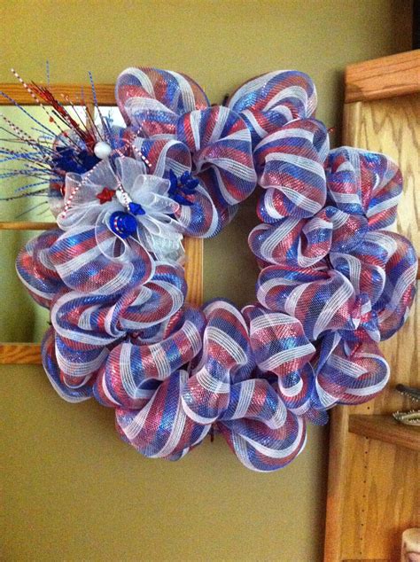 Pin By Jennifer Gorrell On Someday Craft Ideas Mesh Wreath Diy Deco