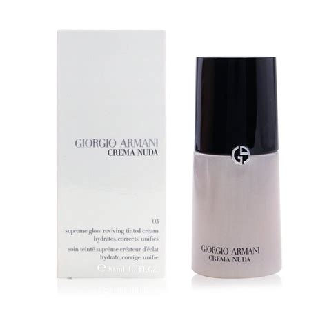 Giorgio Armani Crema Nuda Supreme Glow Reviving Tinted Cream 03