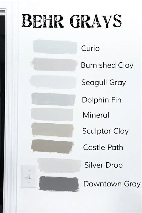 Popular Behr Paint Colors Gray Paint Colors