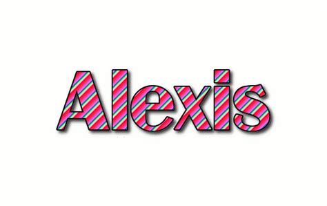 Alexis Logotipo Ferramenta de Design de Nome Grátis a partir de Texto