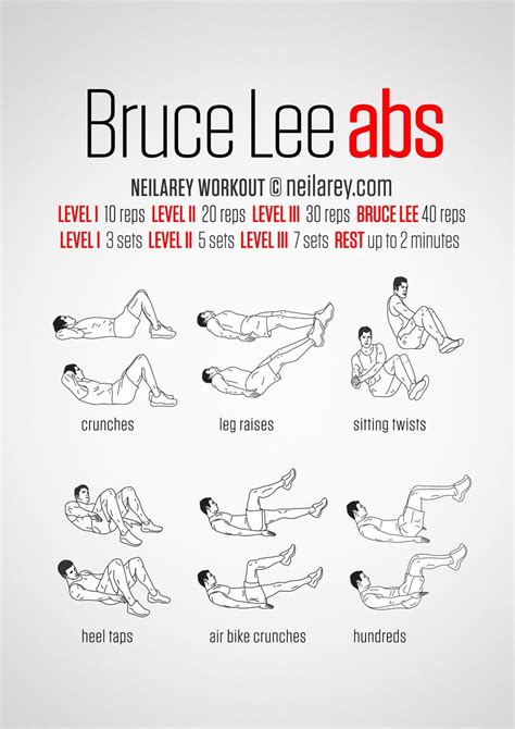 Bruce Lee Abs Workout Bruce Lee Abs Workout Bruce Lee Abs Abs Workout Routines