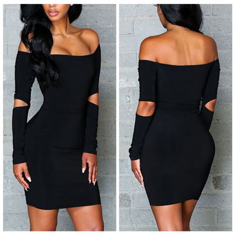 Women Casual Evening Sexy Party Cocktail Bandage Bodycon Short Jumper Mini Dress Ebay