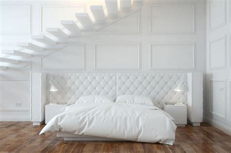 Browse modern bedroom designs on houzz for bedroom ideas and bedroom furniture such as beds and bedside tables, to help you with this is an example of a modern bedroom in melbourne with white walls, medium hardwood floors and brown floor. 54 Amazing All-White Bedroom Ideas - The Sleep Judge