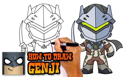 How To Draw Overwatch Genji Youtube