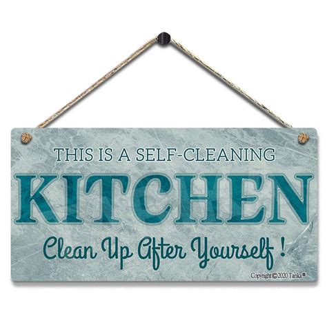 Please Clean Up After Yourself Kitchen Sign
