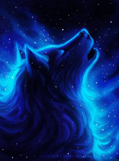 Galaxy Lightning Wolf Wallpaper See More Of Lightning Wolf On Facebook