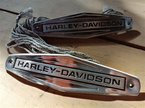 Vintage Harley Davidson Tank Emblems
