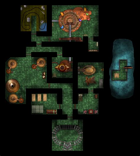 Dhurnbold Alchemy Lab Fantasy Map Dungeon Maps Tabletop Rpg Maps