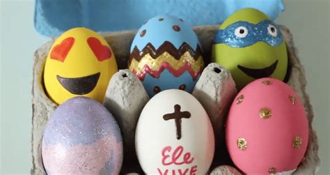 ¿sabes Cómo Decorar Los Huevos De Pascua Así De Sencillo Y Rápido 🏰