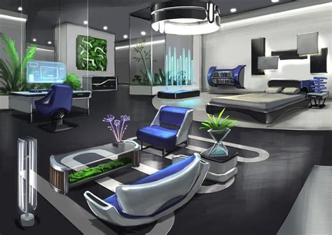 Wow Futuristic Interior Futuristic Home Interior