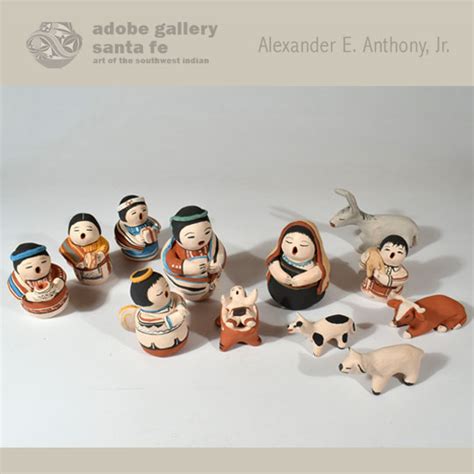 Nacimiento Pottery Nativity C4134c Adobe Gallery Santa Fe