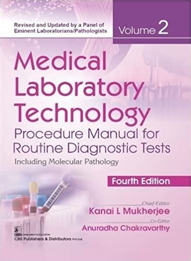 Medical Laboratory Technology Procedure Manual For Routine Diagnostic