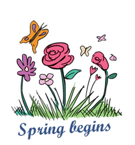 Spring is here and we're ready to bloom with the nice weather. Spring Begins - US