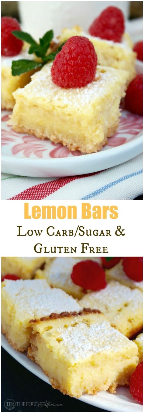 Keto, atkins & diabetic friendly. Lemon Bars (Low Carb & Gluten Free) | Recipe | Keto, Low ...