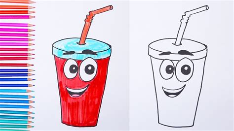 Draw So Cute How To Draw Drink Easy Drawings Easy Drawings Cute