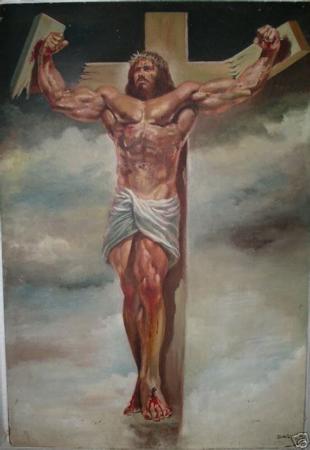 Totally Ripped Jesus One Of Boris Vallejo S Early Painting Christopher Glenn Flickr