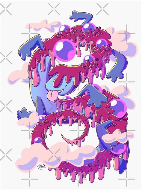 Slime Dragon Sticker For Sale By Isabellefischer Redbubble