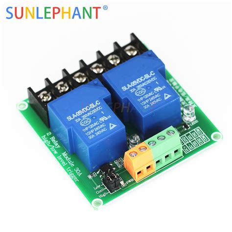 5v 12v 24v One 1 Channel Relay Module 30a With Optocoupler Isolation