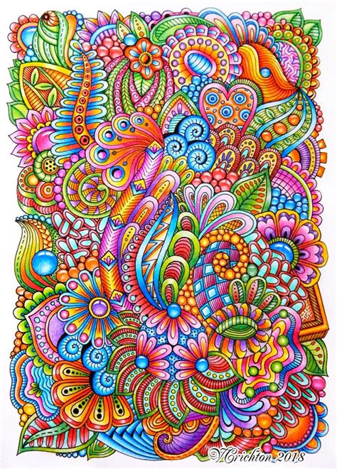 Zentangle Art Gems Zentangle Zentangle Art Colorful Graphic