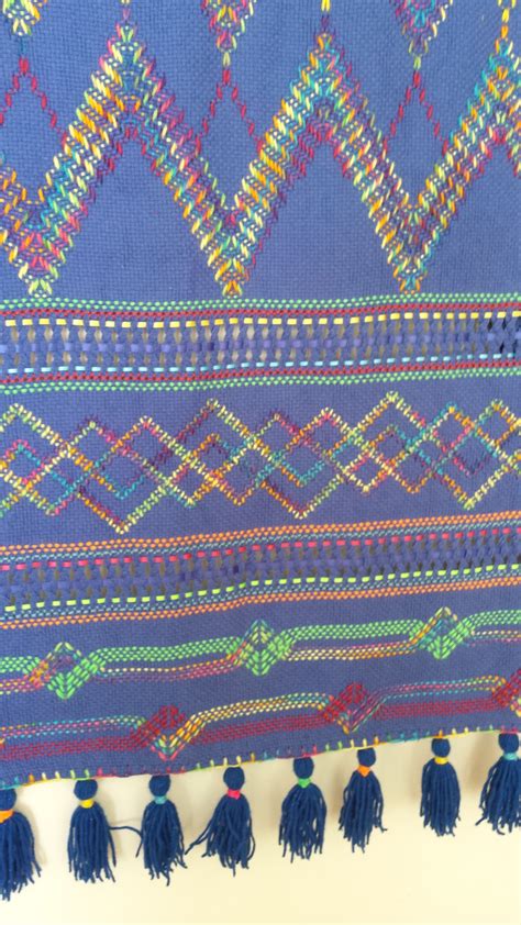 Swedish Weaving On Berry Blue Monks Cloth Swedish Weaving Patterns