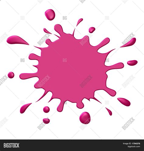 Pink Splash Image And Photo Free Trial Bigstock