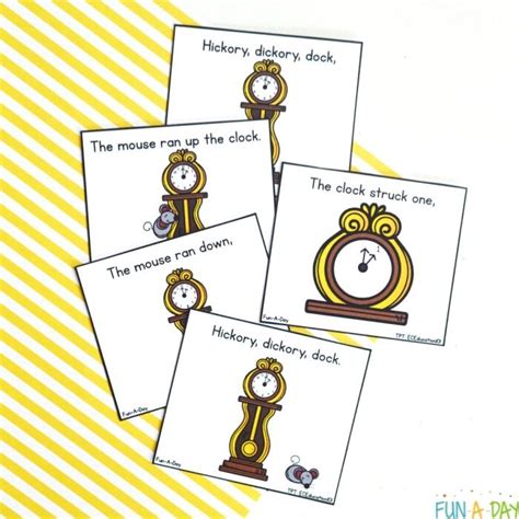 free hickory dickory dock printable sequencing cards 2023