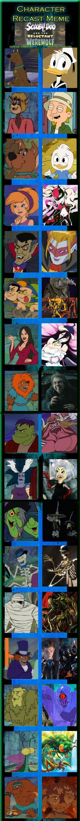 Scooby Doo And The Reluctant Werewolf Recast By Jackskellington416 On