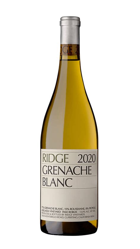 2020 Grenache Blanc Ridge Vineyards